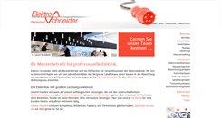 Desktop Screenshot of elektroschneider.org
